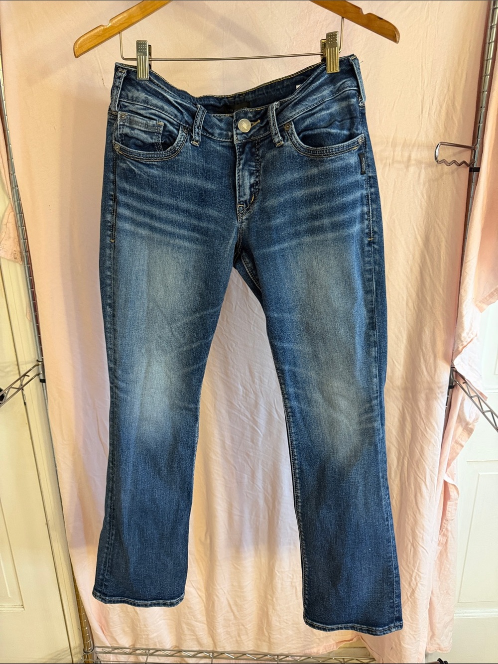 Silver Jeans Medium Blue Boot Cut Denim